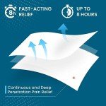 Sumifun 4% Lidocaine Pain Relief Patches, 18 Count