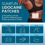 Sumifun 4% Lidocaine Pain Relief Patches, 18 Count