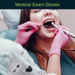 Large Pink Vinyl Disposable Gloves - 100 Pack