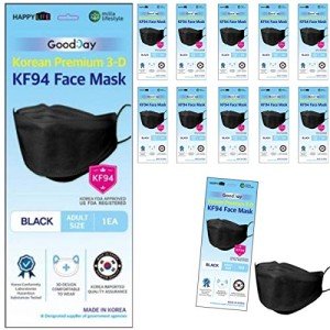 Good Day Korea KF-94 Disposable Face Masks - 10 Pack