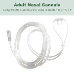 GlobalRoll Adult Nasal Cannula with Soft Plug - 5 Pack