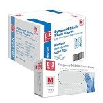 Blue Nitrile Exam Gloves - Latex & Powder Free