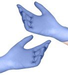 Blue Nitrile Exam Gloves - Latex & Powder Free