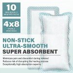 Super Absorbent Nonstick Wound Care Dressing - Pack of 10