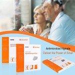 Silver Calcium Alginate Wound Dressings, 4"x5", 5 Packs