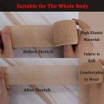 24 Pack 2" Brown Self-Adhesive Bandage Wrap