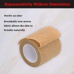 24 Pack 2" Brown Self-Adhesive Bandage Wrap