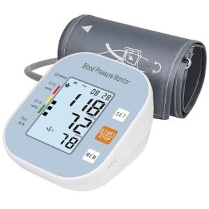 Automatic Digital Blood Pressure Monitor with Wide Cuff