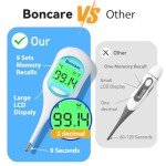 Boncare Digital Oral Thermometer for Adults