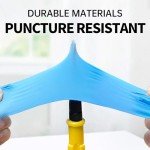 Supmedic Basic Medical Nitrile Exam Gloves, Powder-Free Latex-Free Non-Sterile Food Safe Disposable Glove, Blue 100pcs (Large)