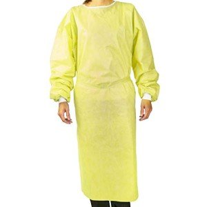HealthSmart Level 2 Fluid Resistant Isolation Gowns, 10 Count