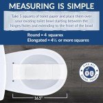 Bemis 3" Raised Toilet Seat with Handles, White