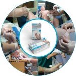 AMMEX VPF Clear Vinyl Exam Gloves, Box of 100