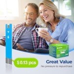 AUVON Blood Glucose Monitor Kit with Lancets & Strips