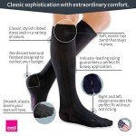 Men's Classic Calf High Compression Stockings - Black