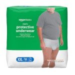 Amazon Basics Men's Maximum Absorbency Underwear, 14 Count