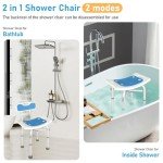 Adjustable Heavy Duty Shower Chair for Elderly