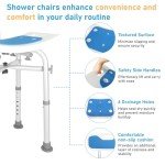Adjustable Heavy Duty Shower Chair for Elderly