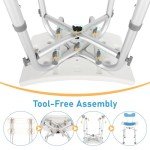 Adjustable Heavy Duty Shower Chair for Elderly