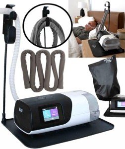 CPAP Hose Holder with Insulated Zipper Cover