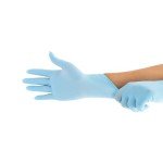 Henry Schein N300 Ice Blue Nitrile Exam Gloves