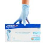 Henry Schein N300 Ice Blue Nitrile Exam Gloves