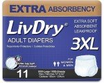 LivDry Extra Absorbency Adult Incontinence Underwear
