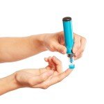 Genteel Plus No-Prick Blood Testing Device - Blue