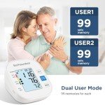 Automatic Upper Arm Blood Pressure Monitor with Large Cuff