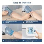 Automatic Upper Arm Blood Pressure Monitor with Large Cuff