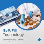 Dealmed Nitrile Exam Gloves | Powder-Free, Latex-Free Medical Gloves | Disposable Gloves for Food Prep, Cleaning, Tattoo, Hair Dye, Medical & Surgical Use | Sky Blue, Small - 100/Box (Pack of 1)