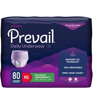Prevail Proven | Small/Medium Pull-Up | Women's Incontinence Protective Underwear | Maximum Absorbency | 80 Count