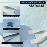 2 Pack Bed Pads for Incontinence Washable Positioning Bed Pad with Handles, Reusable Underpads Absorbent with 4-Layer Waterproof Underpads for Incontinence, Elderly Bedridden (34×36 Inch - 2 Pack)