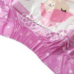 CutiePlusU Adult Diapers 2 Pieces, Incontinence Briefs with Tabs for Women and Men, Maximum Overnight Absorbency- Little Princess (Medium 28"-38")