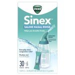 Vicks Sinex Saline Nasal Rinse Kit, Drug-Free Relief