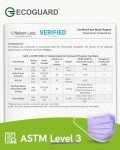ECOGUARD ASTM Level 3 Adult Disposable Masks - 50 Pack