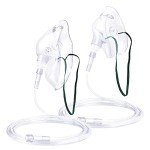 2 Pack Adult Oxygen Masks with 6.6' Tube
