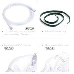 2 Pack Adult Oxygen Masks with 6.6' Tube