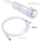 2 Pack Adult Oxygen Masks with 6.6' Tube