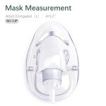 2 Pack Adult Oxygen Masks with 6.6' Tube