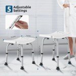 Adjustable HSA/FSA Shower Chair for Adults