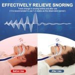 Anti Snoring Device,Twin Turbine Electric Anti Snoring Suitable,Adjustable Wind Speed Stop Snoring Solution, Stop Snoring Nose Dilator Nose Ventilation for Men/Women