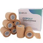 Self-Adhesive Cohesive Wrap Bandages - 6 Count