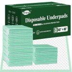 Extra Large Waterproof Disposable Bed Pads - 10 Pack