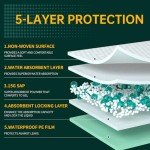 Extra Large Waterproof Disposable Bed Pads - 10 Pack