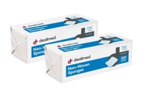 Non-Woven Gauze Sponge Pads - 200 Count Pack