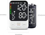 Blood Pressure Monitor with Adjustable Cuff and Memory