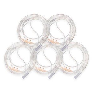 5-Pack 7ft Adult Oxygen Nasal Cannulas