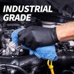 Black Vinyl Exam Gloves - 100 Disposable Medium Size