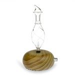Aromatherapy Nebulizer - Premium Wood & Glass Diffuser